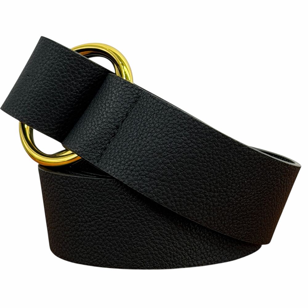 B-Low The Belt Tumble Vegan Leather Wrap Belt Women L/XL Black Modern Minimalist - Picture 7 of 11
